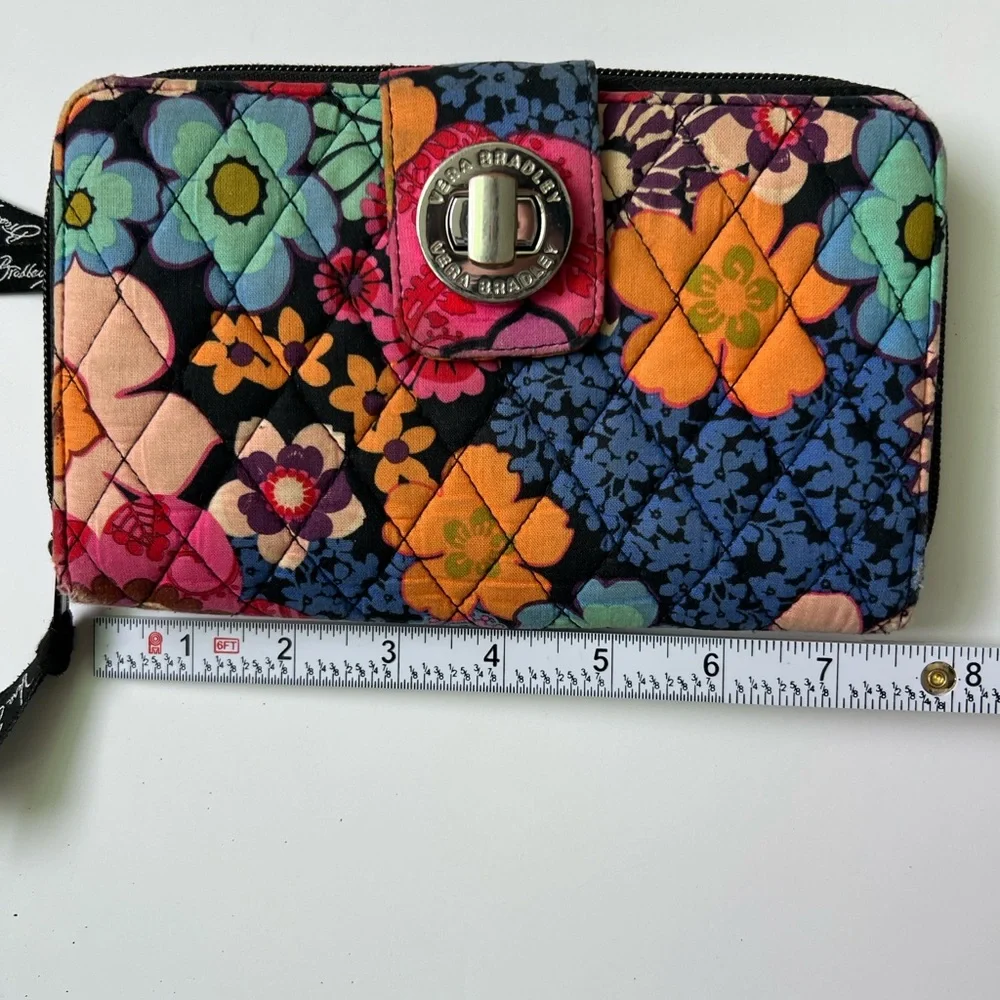 Vera Bradley Multicolor Floral Quilted Wallet - Picture 3 of 5